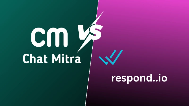 ChatMitra vs Respondio comparison illustration