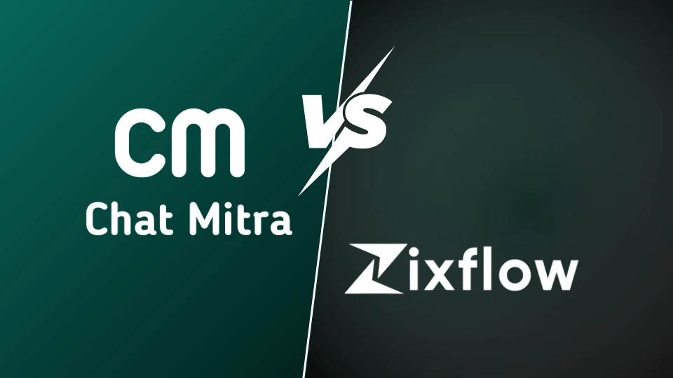 ChatMitra vs Zixflow comparison illustration