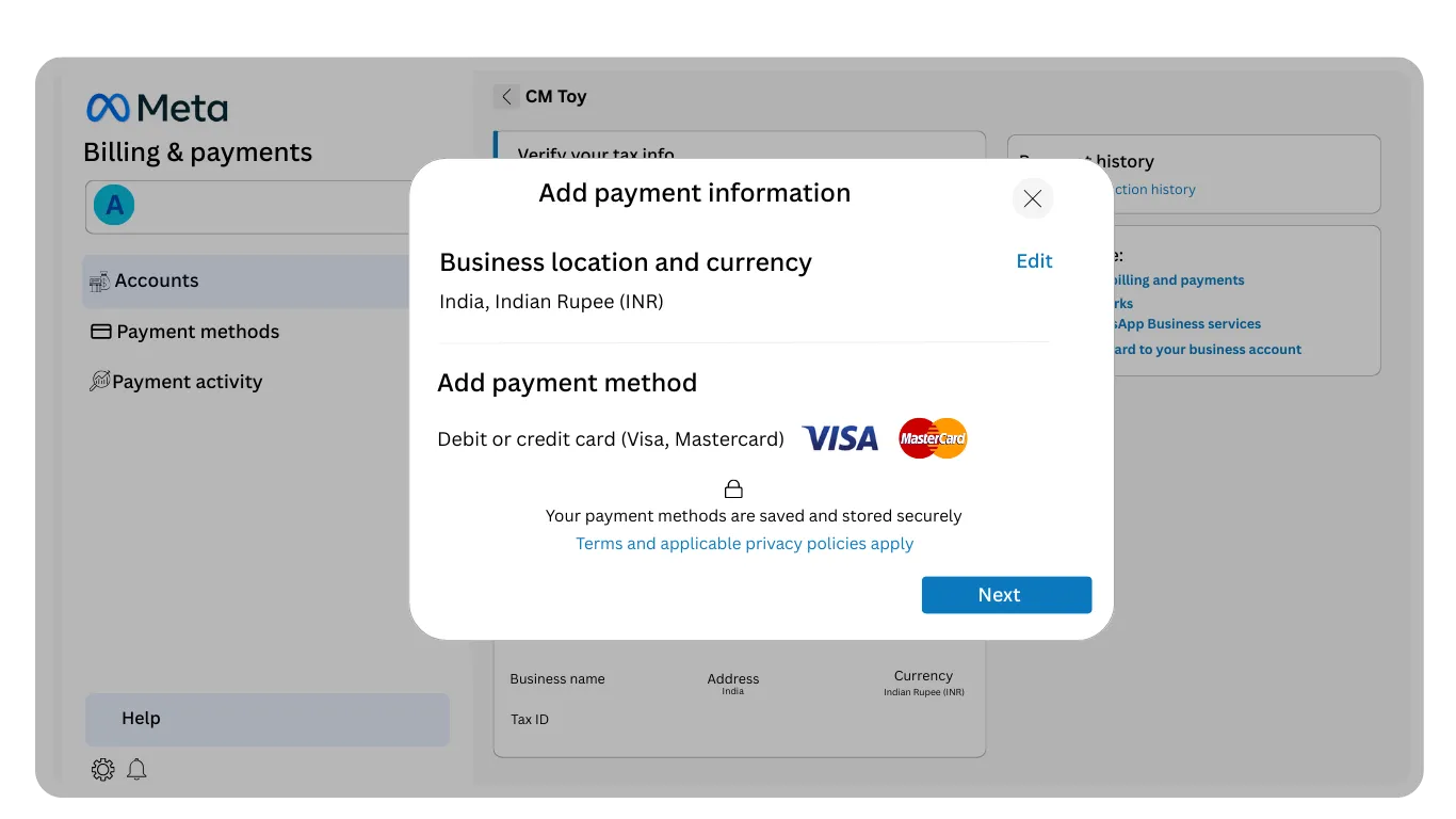 Step 4: Confirm Your Location and Currency