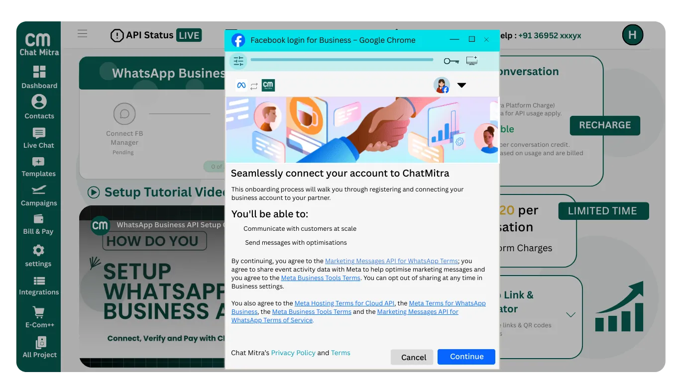 Step 3: Confirm Account and Permissions