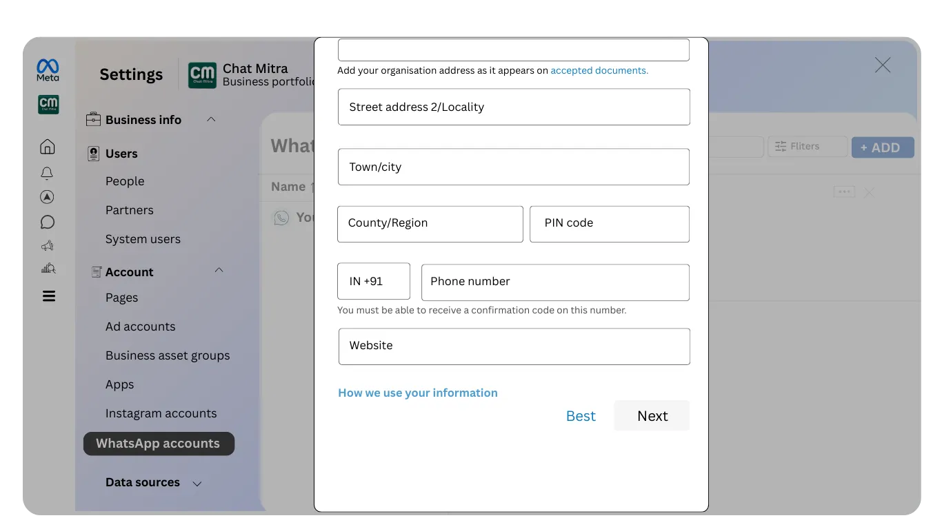 Select Category and Continue
