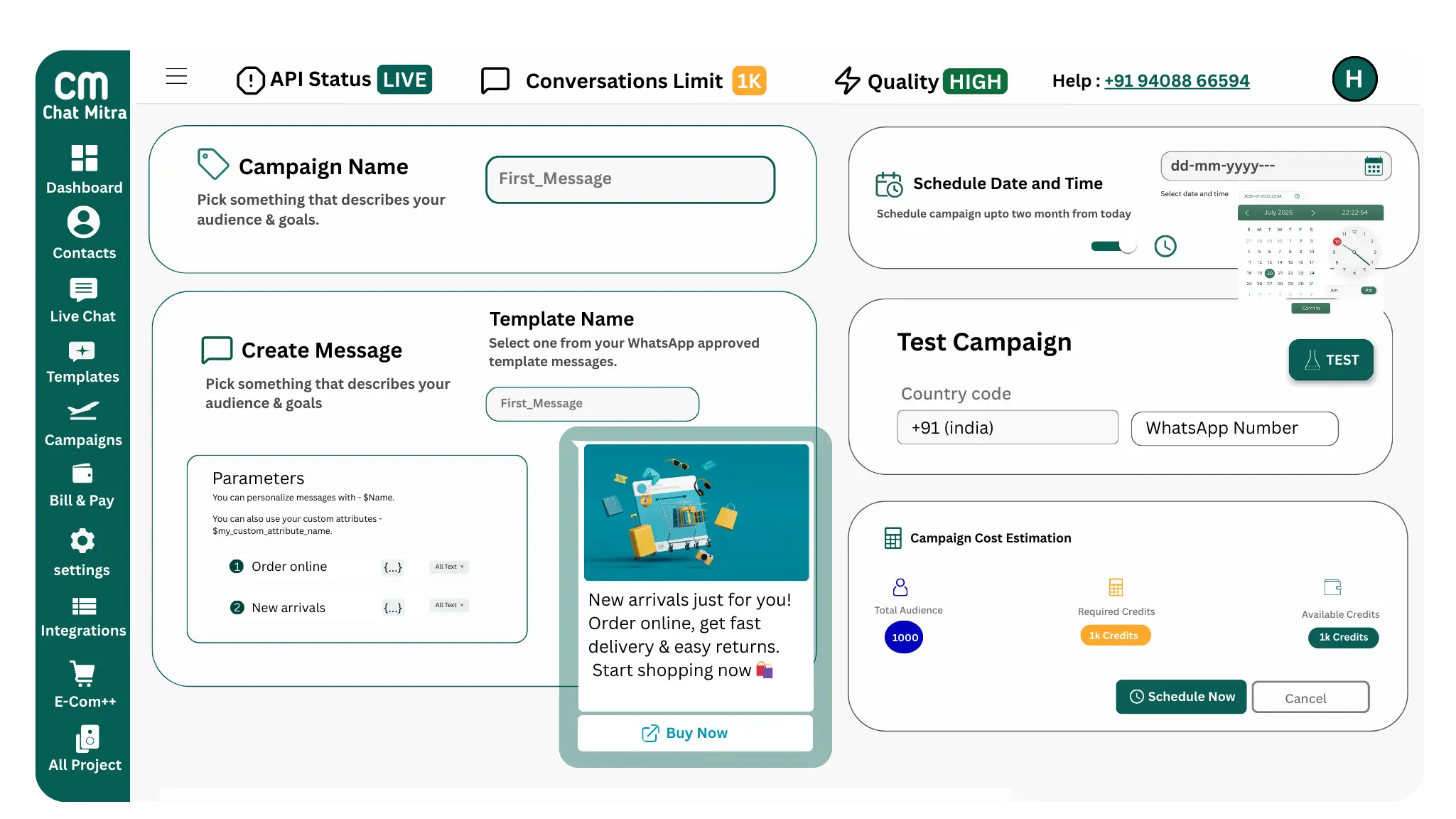 Schedule for Maximum Impact